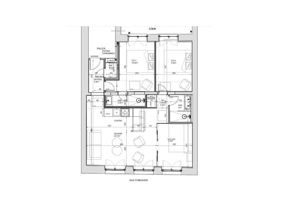 Magnifique Appartement Central 3 Chambres / 3 Bdr Paris Exterior photo